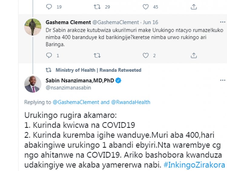 Impaka ku kamaro ko gukingirwa mu gihe wongera ukandura