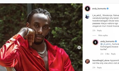 Andy Bumuntu yahumurije umufana wamwibukije ko yabatereranye akabakonjesha
