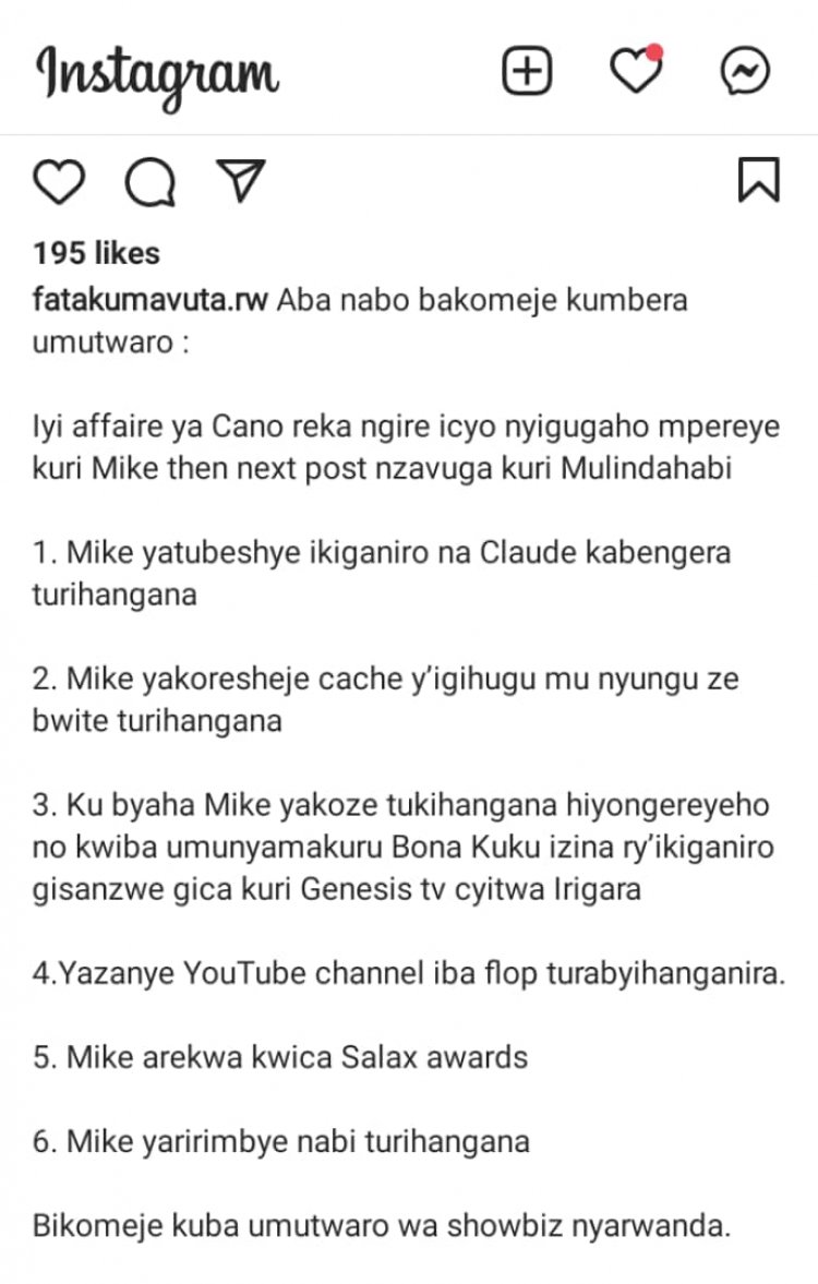 Mike Karangwa wabuze ayo acira n’ayo Amira atewe icumu na  Fatakumavuta-Ubuhamya