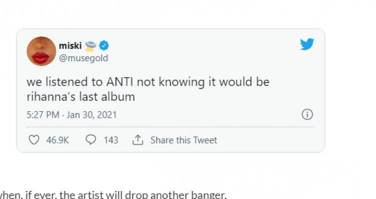 Menya aho Rihanna ari gukura ubutunzi yari yaraburiye mu muziki