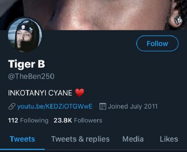 Bruce Melodie ayoboye urutonde rw’abakurikirwa kuri Twitter