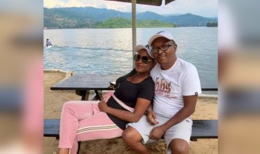 Tonzi n’umugabo we bari kurya ubuzima ku mazi