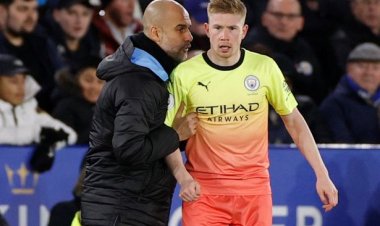 Kevin De Bruyne yavuze ibintu bitangaje umutoza we Pep Guardiola ajya akora mbere y'umukino