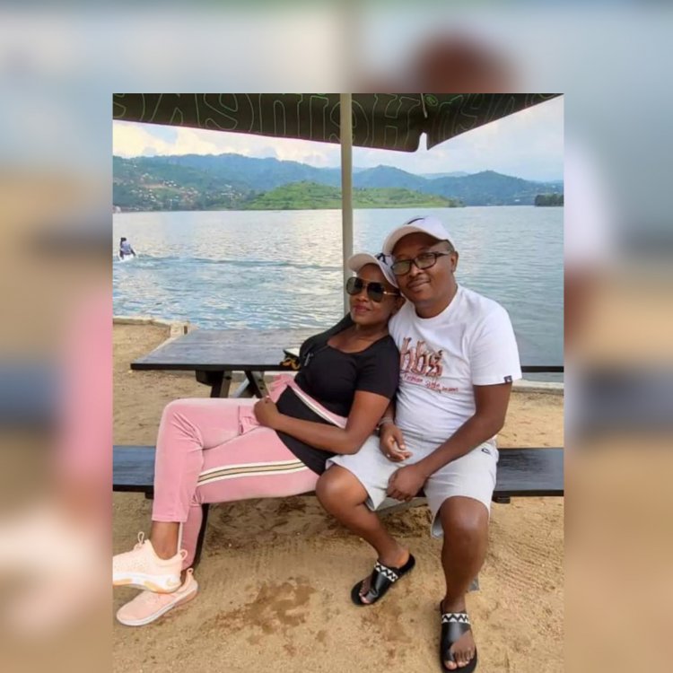 Tonzi n’umugabo we bari kurya ubuzima ku mazi