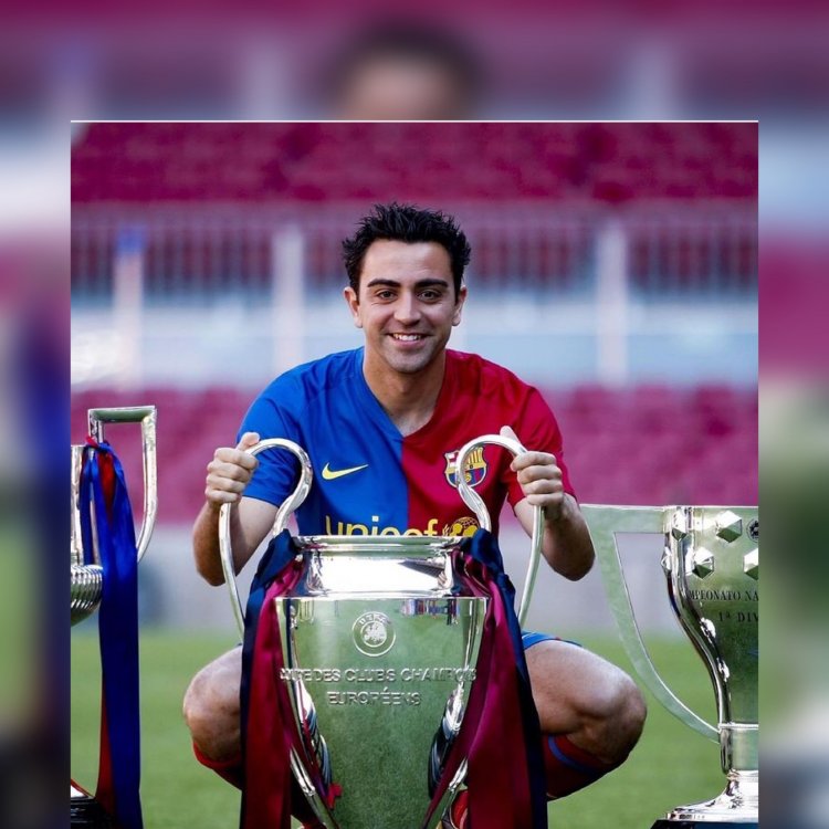 Xavi Hernández yakoze agashya bitungura abo muri Fc Barcelona