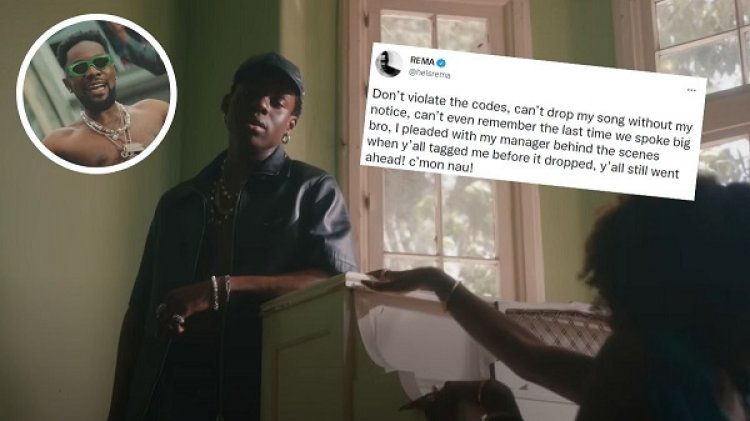 Rema yatangije intambara y’amagambo kuri Dj Neptune