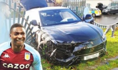 Imana yakinze ukuboko ubwo umukinnyi wa Aston Villa imodoka yamurenzaga umuhanda