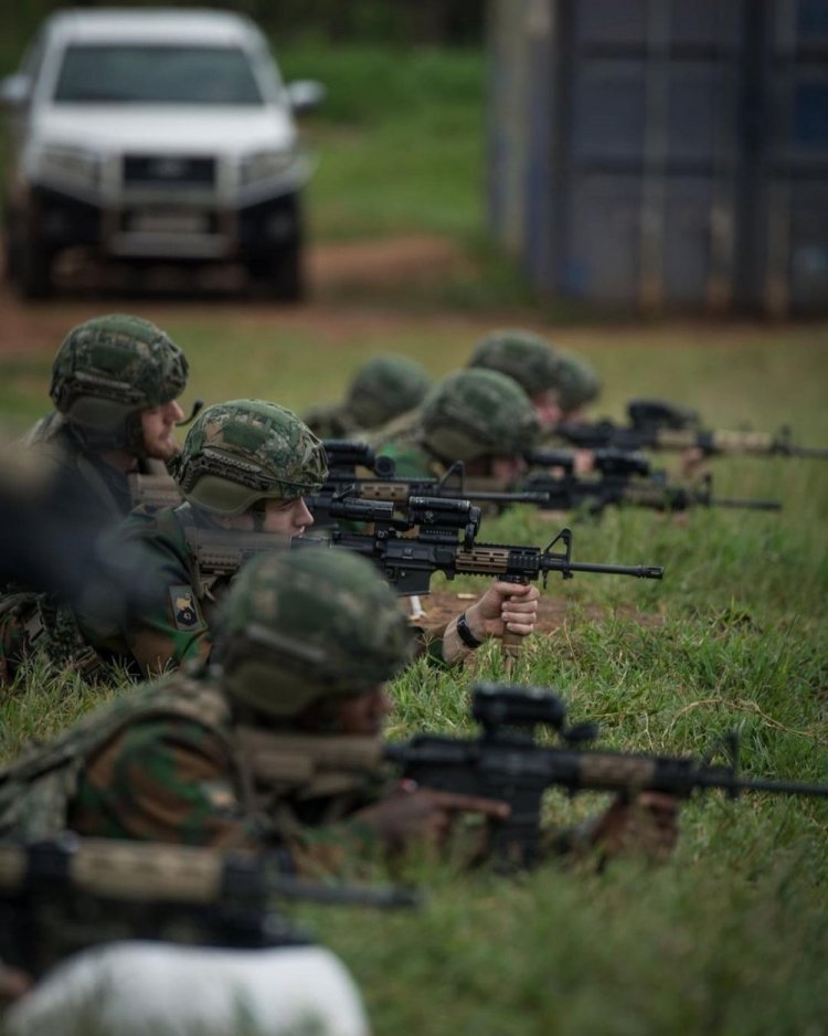 Hari igisirikare gikomeye ku isi kirimo gukorera imyitozo mu Rwanda