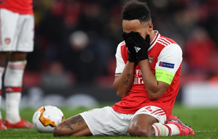 Pierre-Emerick Aubameyang yavuze agahinda yatewe no kuva muri Arsenal