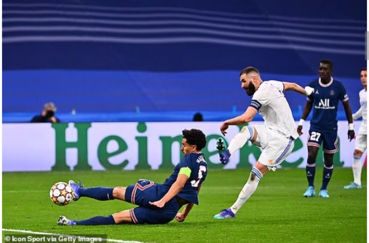 UCL:Real Madrid ihetswe na Benzema yabirinduye PSG