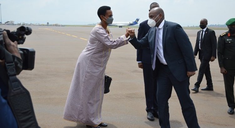 Gen Muhoozi Kainerugaba yagarutse mu Rwanda