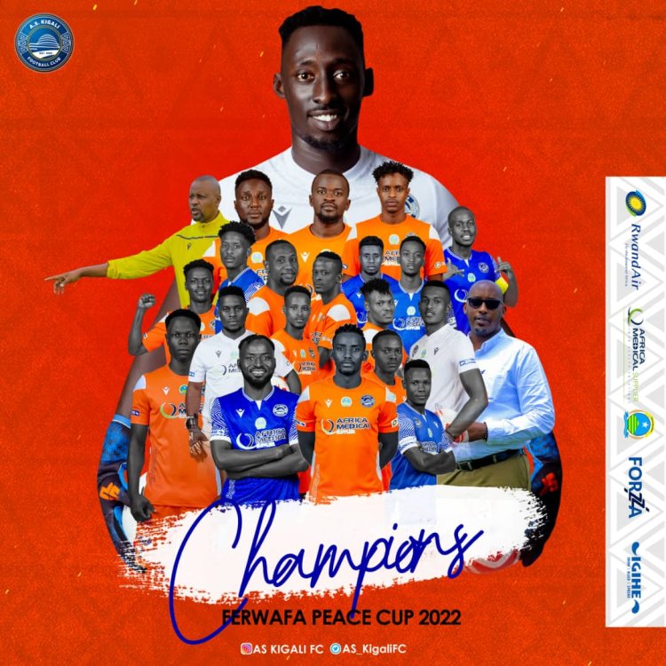 Peace cup:AS Kigali yatwaye ibikombe bibiri ku munsi umwe