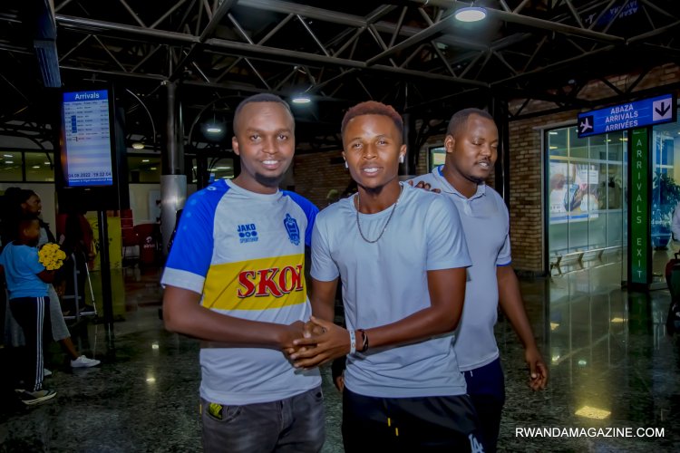 Mbirizi Eric wa Rayon Sports yageze mu Rwanda