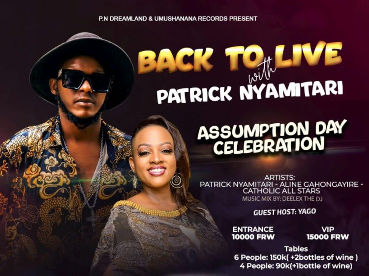 Patrick Nyamitari yateguye igitaramo cyo kwizihiza Assumption azafatanyamo na Aline Gahongayire ndetse na Rwanda Catholic Allstars