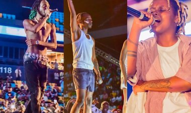 Zilha yiyambuye imyenda, Bushali yerekana umwana: Dore udushya twaranze igitaramo cy’abaraperi