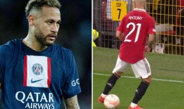 Neymar yashyigikiye Antony warakaje umunyabigwi wa Manchester United