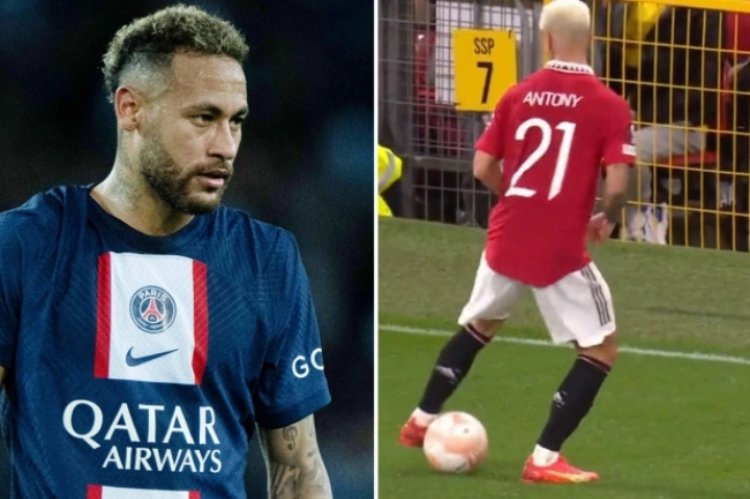 Neymar yashyigikiye Antony warakaje umunyabigwi wa Manchester United