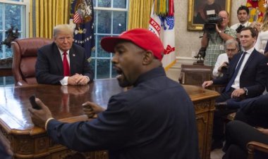 Donald Trump yagiriye inama Kanye West yo kutiyamamariza kuba Perezida