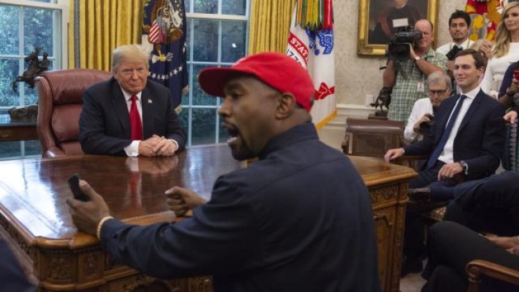 Donald Trump yagiriye inama Kanye West yo kutiyamamariza kuba Perezida