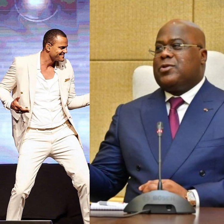 Umuhanzi Mohombi agiye guhatana na Perezida Tshisekedi mu matora