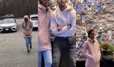 Umuhanzi Emmy yakiriye umugore we muri America- video