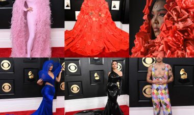 Grammy Awards 2023 : Imyambarire idasanzwe yagaragaye mu birori-Amafoto