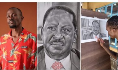 Umunyabugeni wo muri Kenya ifoto yashushanyije yaciye ibintu