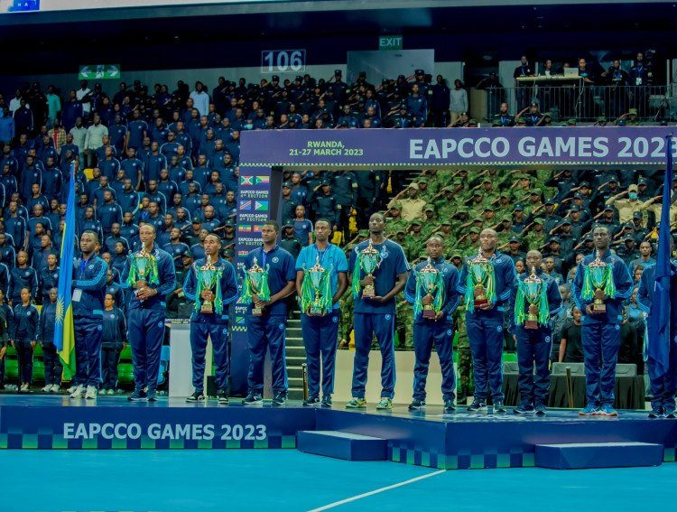 Police y'u Rwanda yakukumbye imidari mu mikino ya EAPCCO Games 2023