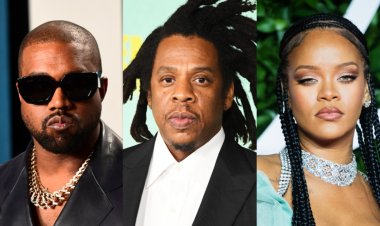 Rihanna na Jay-Z bayoboye abafite agatubutse, naho Kanye West yifashe mapfubyi