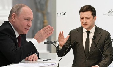 Perezida Putin na Zelenskyy bigiriye ku mirongo y'urugamba