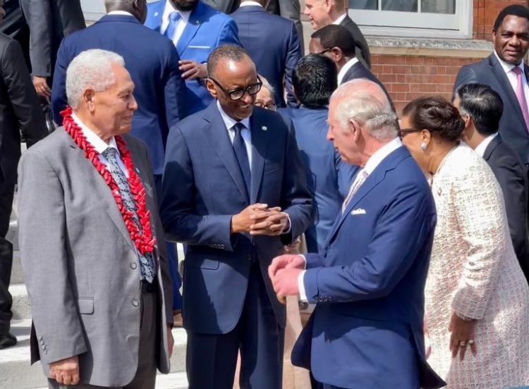 Perezida Kagame n'Umwami Charles III bitabiriye inama ya Commonwealth