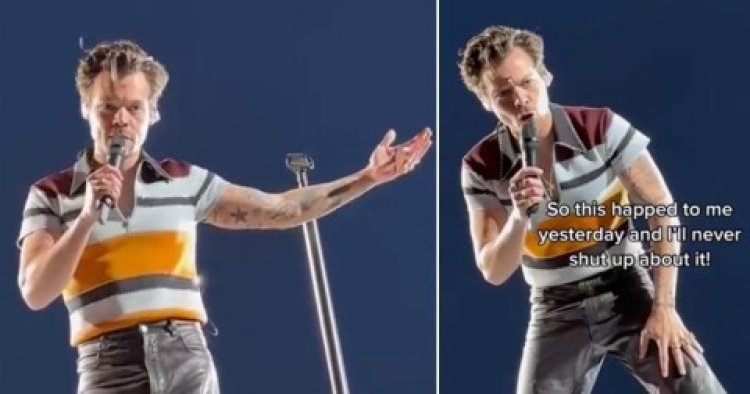 Harry Styles umugore yatumye ahagarikira indirimbo hagati mu gitaramo