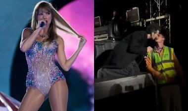 Nyuma yo gukorera amabara muri Denmark Matty Healy yatandukanye na Taylor Swift