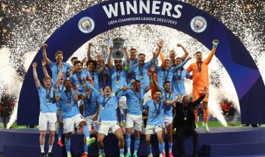 Manchester City yegukanye Champions League ya mbere