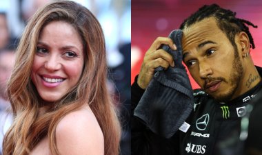 Shakira wasomaniye mu ruhame na Lewis Hamilton yongeye kubyutsa ibihuha