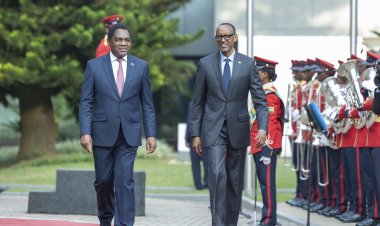 Perezida Kagame yakiriye mugenzi we wa Zambia