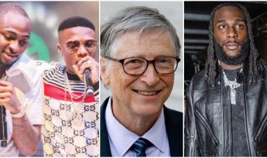 Umuherwe Bill Gates yubuye impaka hagati ya Davido, Wizkid na Burna Boy