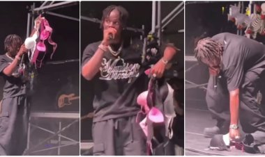 Rema yagwiriwe n'imvura y'amasutiya ku rubyiniro