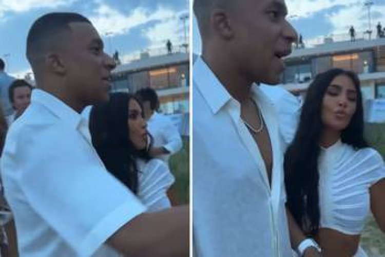 Kylian Mbappe na Kim Kardashian basize inkuru muri Spain