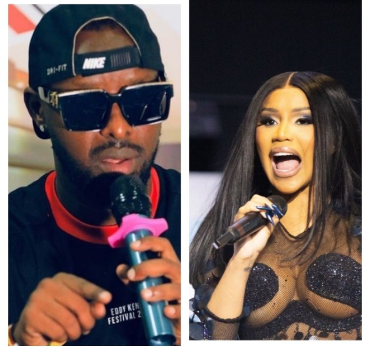 Eddy Kenzo akubutse mu Buyapani akomeje kuba umuvugizi wa Cardi B