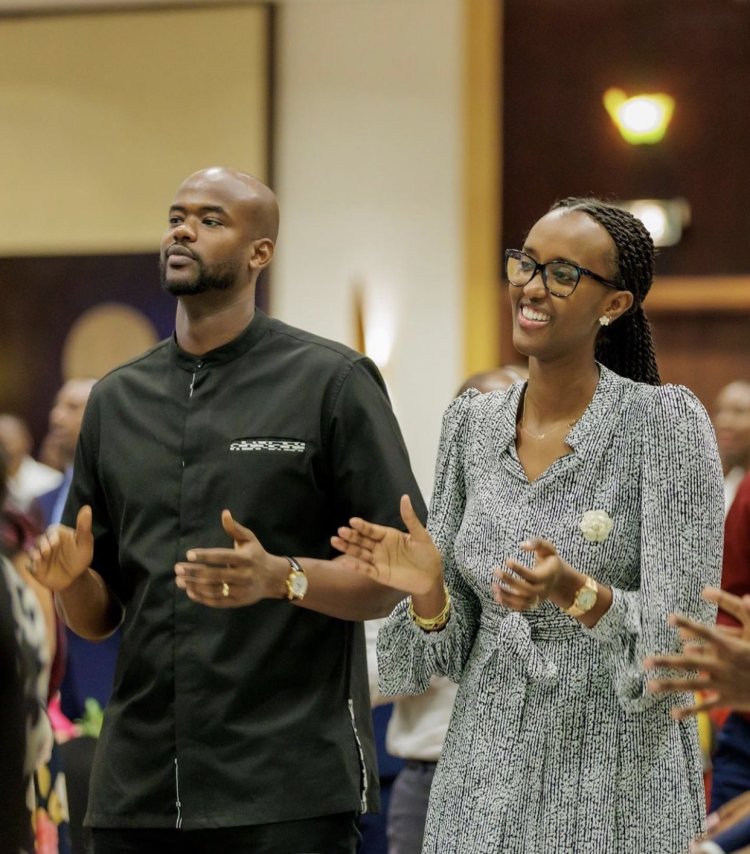 Ange Kagame yongeye guterwa ishema n'umugabo we