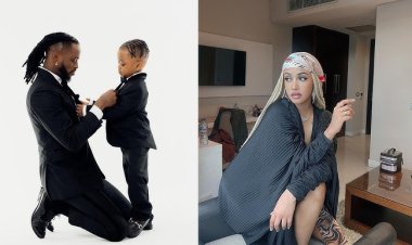 Umwana wa Diamond na Tanasha yagiye kwigana na bakuru be-Videwo