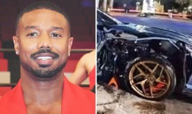 Polisi yaremye agatima abari bahangayikiye Michael B Jordan uherutse gukora impanuka ikomeye