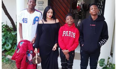 Zari Hassan n'abahungu be ni hasi hejuru