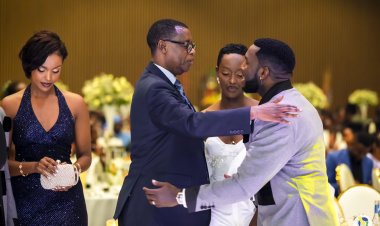 Gen (Rtd) James Kabarebe mu bayobozi bakuru batashye ubukwe bwa The Ben