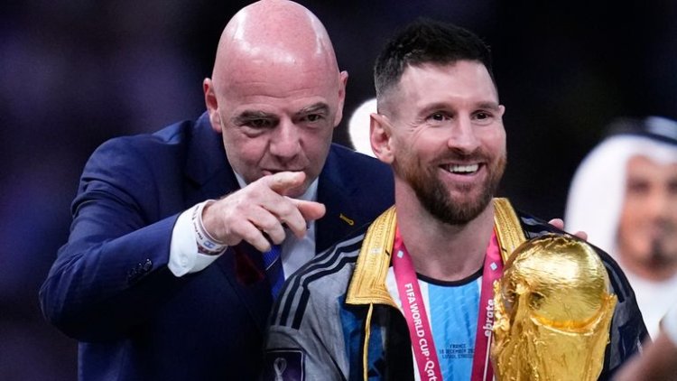 Infantino arifuza ko Messi yakina kugeza ku myaka hafi 50