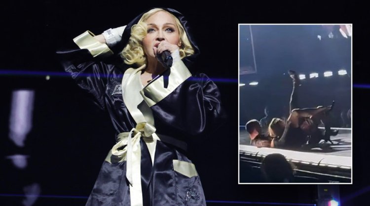 Umuhanzikazi Madonna yahuriye n'uruvagusenya ku rubyiniro