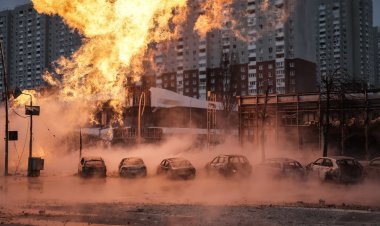 Kyiv yabyukiye mu mvura ya misile z'u Burusiya