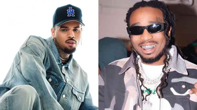 Quavo na Chris Brown bakomeje kurebana ay'ingwe