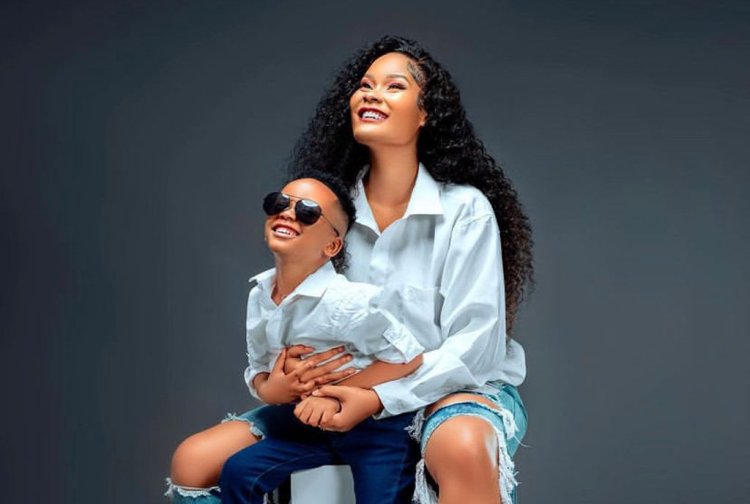 Hamisa Mobetto yahinduye amazina y'umwana we na Diamond